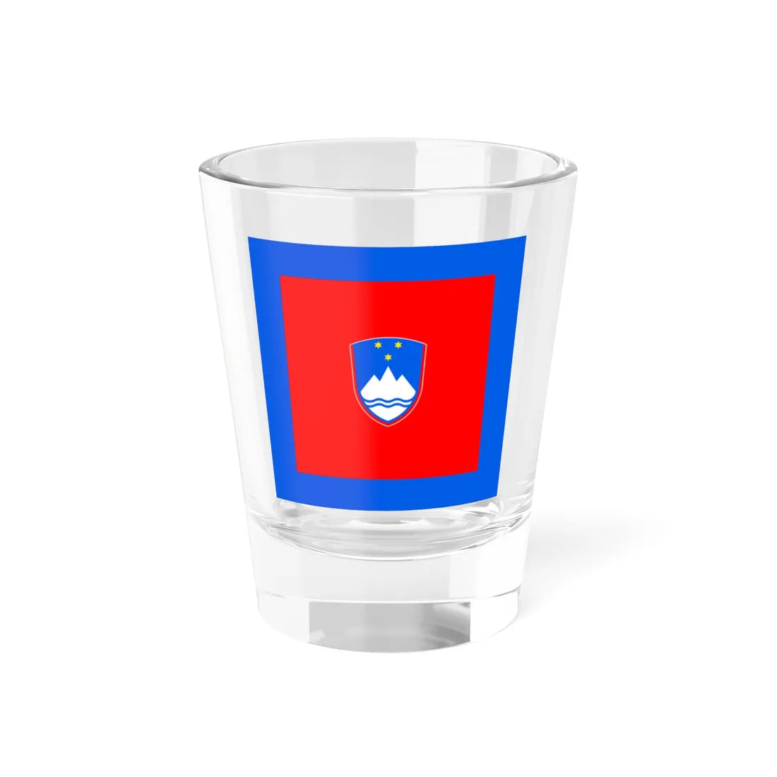 Standard of the President of the National Assembly of Slovenia (Slovenia) Shot Glass 1.5oz 1.5oz - Go Mug Yourself