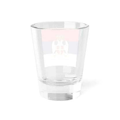 Standard of the President of the Peoples Assembly of Srpska 1995-2007 (Bosnia and Herzegovina) Shot Glass 1.5oz - Go Mug Yourself
