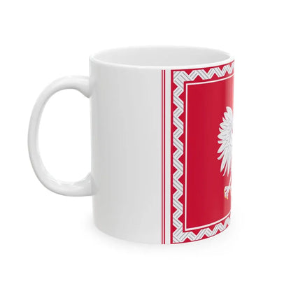 Standard of the President of the Polish Government in exile 1956-1990 (Poland) White Coffee Mug - Go Mug Yourself