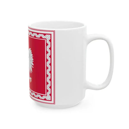 Standard of the President of the Polish Government in exile 1956-1990 (Poland) White Coffee Mug - Go Mug Yourself