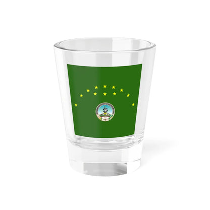 Standard of the President of the Republic of Adygea (Russia) Shot Glass 1.5oz 1.5oz - Go Mug Yourself