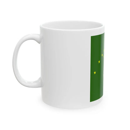Standard of the President of the Republic of Adygea (Russia) White Coffee Mug - Go Mug Yourself