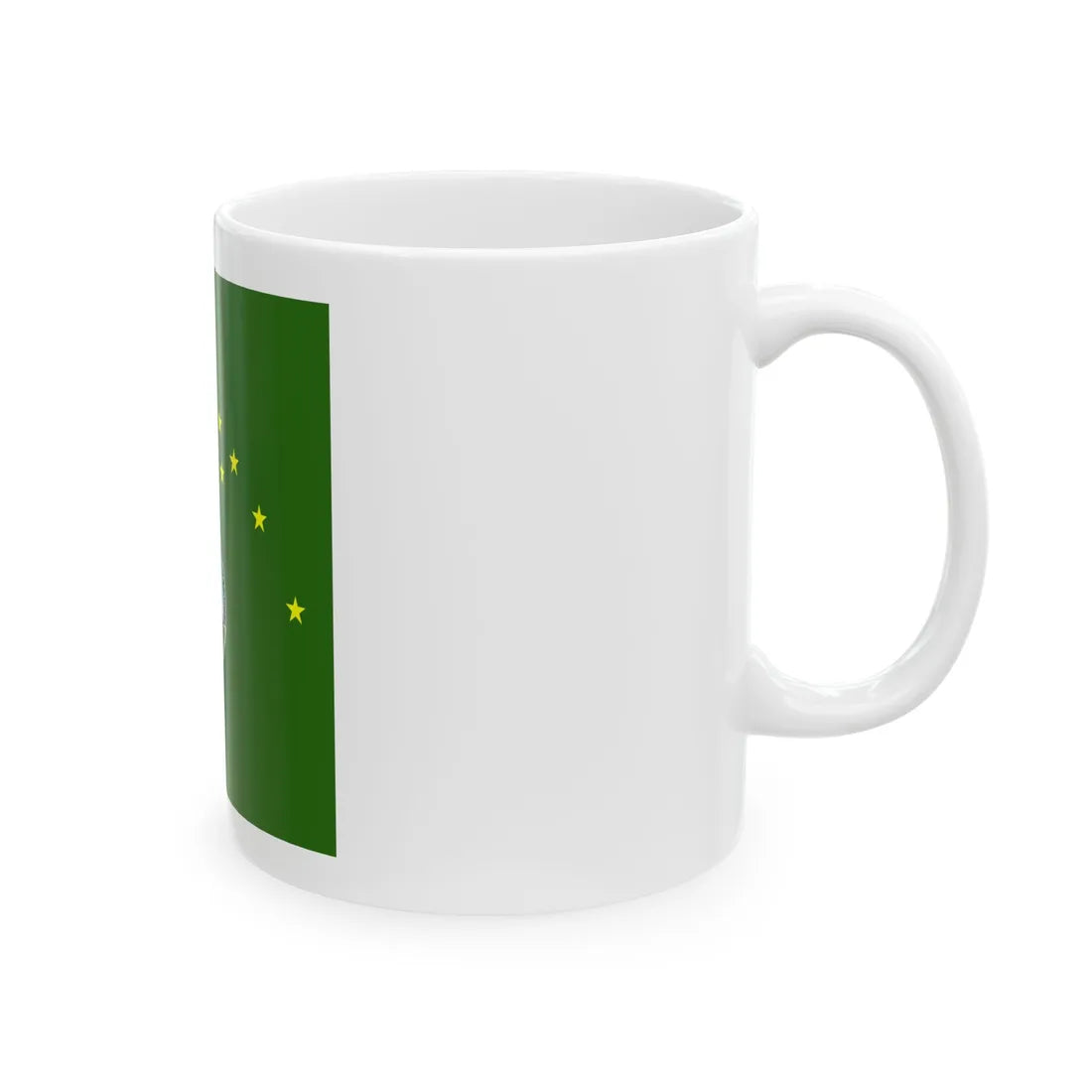 Standard of the President of the Republic of Adygea (Russia) White Coffee Mug - Go Mug Yourself