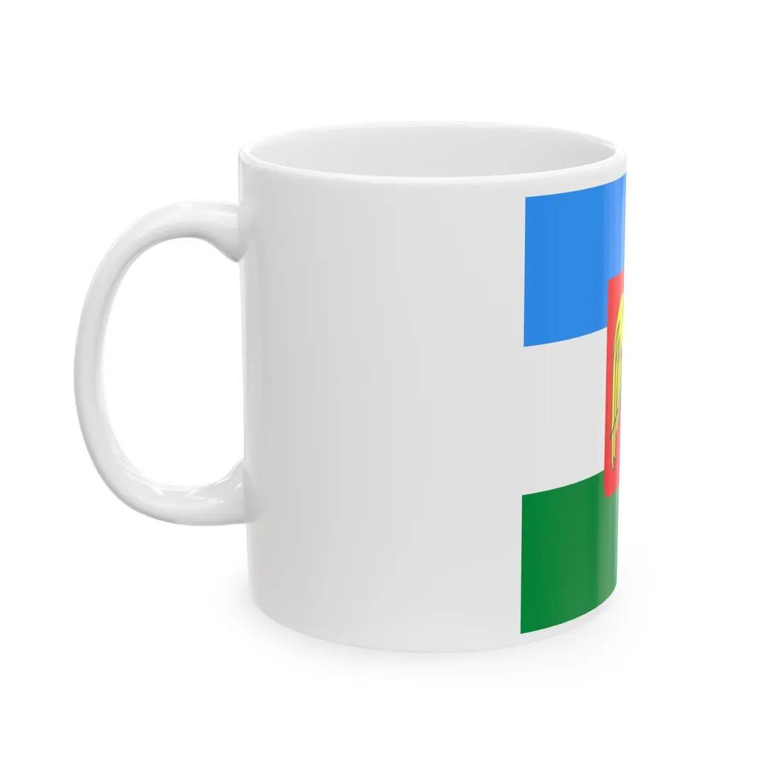 Standard of the President of the Republic of Kabardino-Balkaria (Russia) White Coffee Mug - Go Mug Yourself
