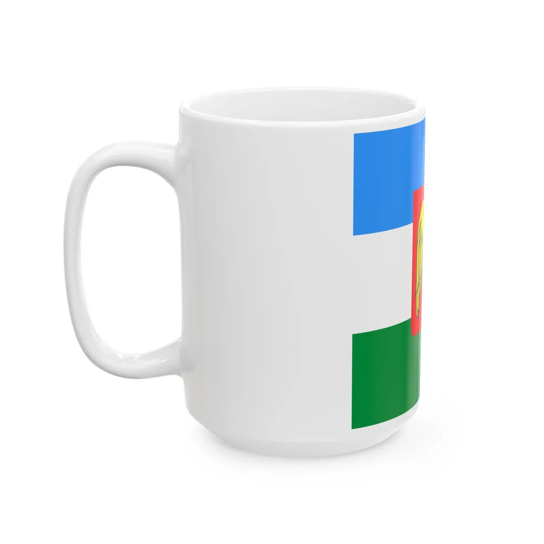 Standard of the President of the Republic of Kabardino-Balkaria (Russia) White Coffee Mug - Go Mug Yourself