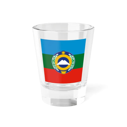 Standard of the President of the Republic of Karachay-Cherkessia (Russia) Shot Glass 1.5oz 1.5oz - Go Mug Yourself