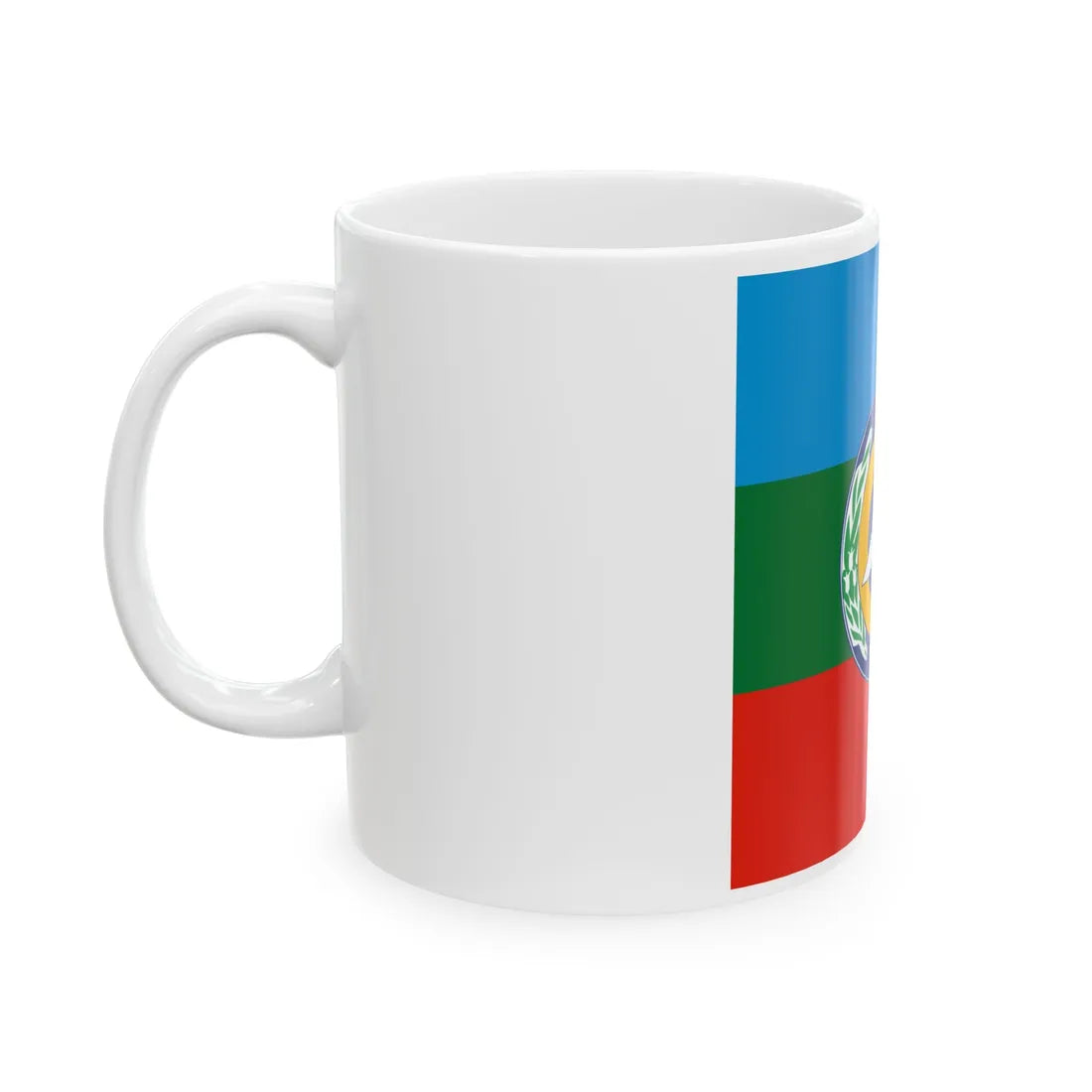 Standard of the President of the Republic of Karachay-Cherkessia (Russia) White Coffee Mug - Go Mug Yourself