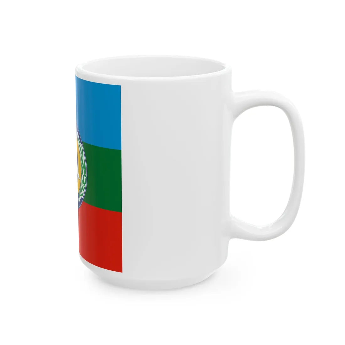 Standard of the President of the Republic of Karachay-Cherkessia (Russia) White Coffee Mug - Go Mug Yourself