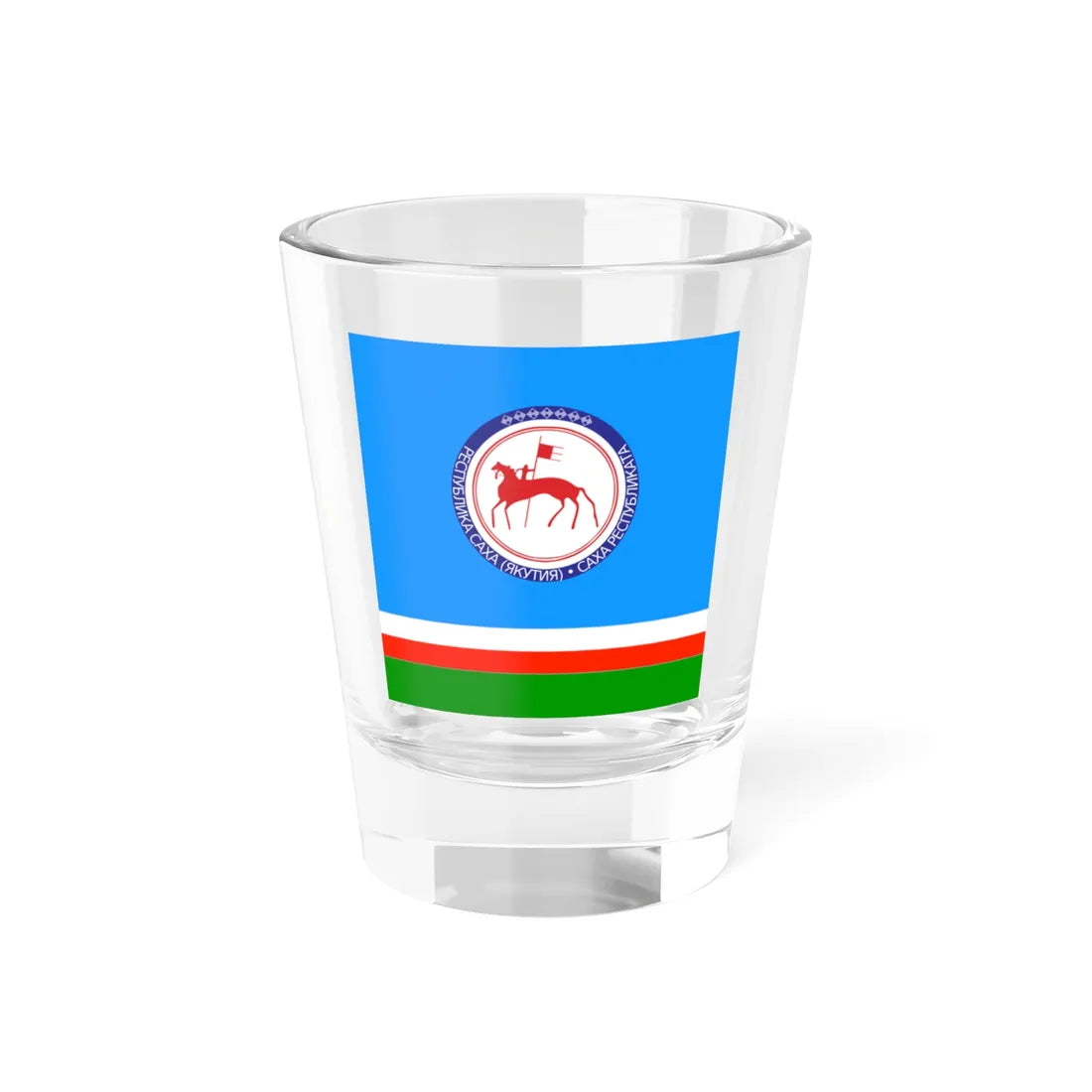 Standard of the President of the Sakha Yakut Republic 1992-2016 (Russia) Shot Glass 1.5oz 1.5oz - Go Mug Yourself