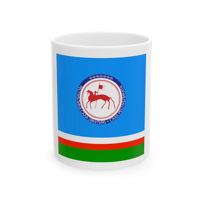 Standard of the President of the Sakha Yakut Republic 1992-2016 (Russia) White Coffee Mug 11oz - Go Mug Yourself