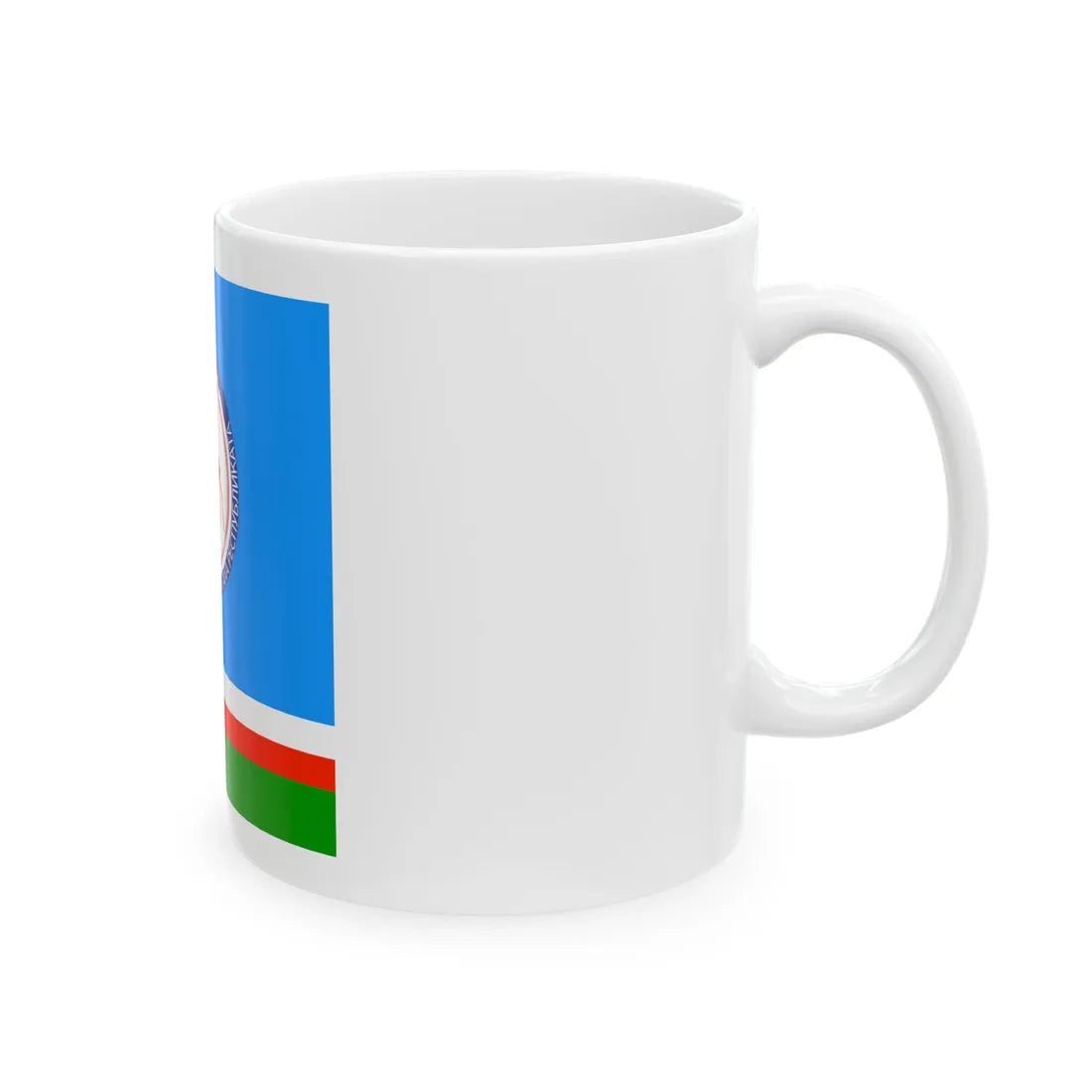 Standard of the President of the Sakha Yakut Republic 1992-2016 (Russia) White Coffee Mug - Go Mug Yourself