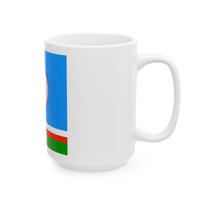 Standard of the President of the Sakha Yakut Republic 1992-2016 (Russia) White Coffee Mug - Go Mug Yourself