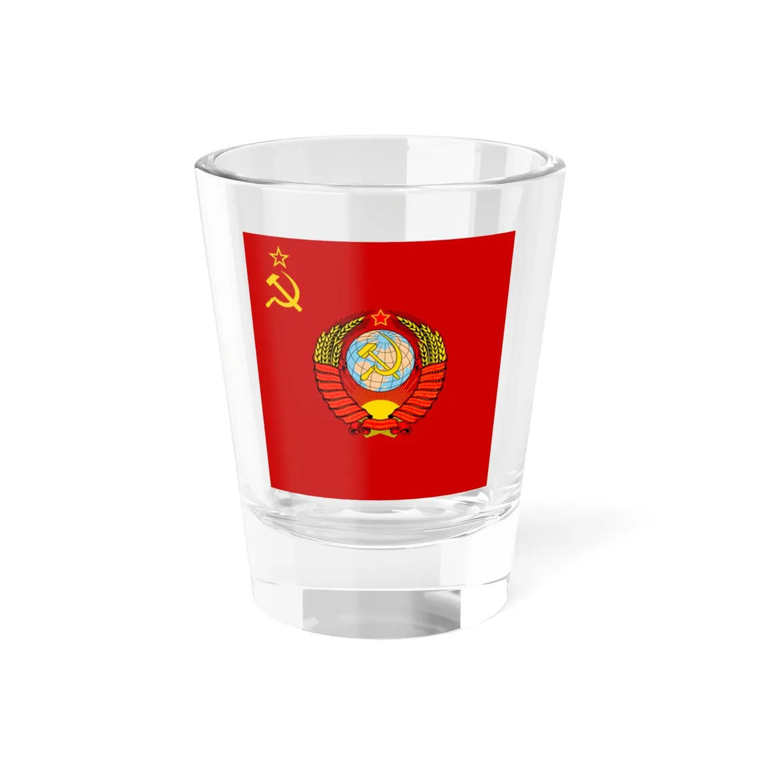 Standard of the President of the Soviet Union fictional (Soviet Union) Shot Glass 1.5oz 1.5oz - Go Mug Yourself