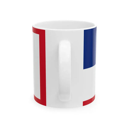Standard of the Presidium of Romania 1948-1952 (Oman) White Coffee Mug - Go Mug Yourself