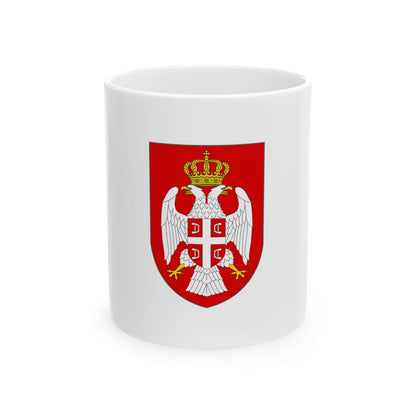 Standard of the Prime Minister of Republika Srpska 1995-2007 (Bosnia and Herzegovina) White Coffee Mug 11oz - Go Mug Yourself