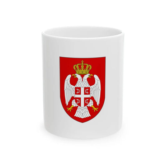 Standard of the Prime Minister of Republika Srpska 1995-2007 (Bosnia and Herzegovina) White Coffee Mug 11oz - Go Mug Yourself
