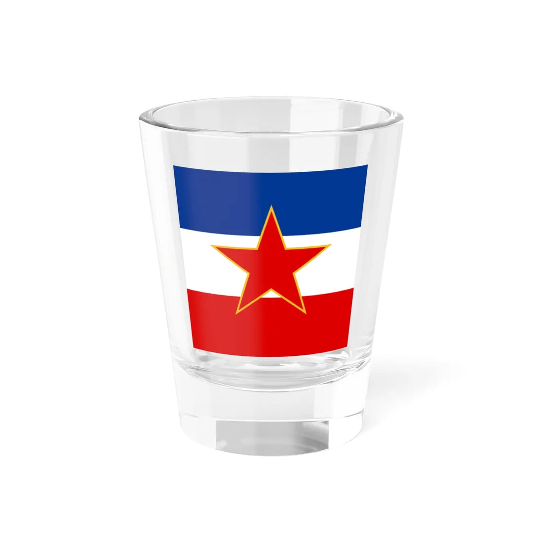 Standard of the Prime Minister of SFR Yugoslavia (Yugoslavia) Shot Glass 1.5oz 1.5oz - Go Mug Yourself