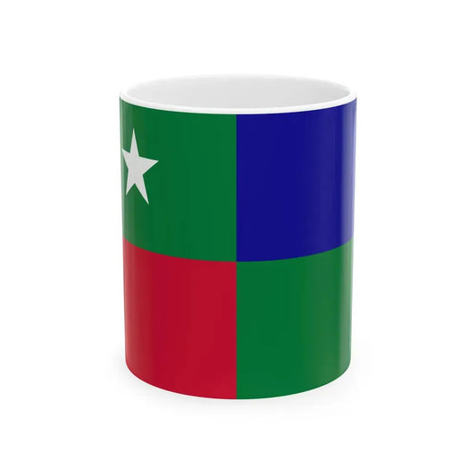 Standard of the Prime Minister of the Maldives (Maldives) White Coffee Mug 11oz - Go Mug Yourself