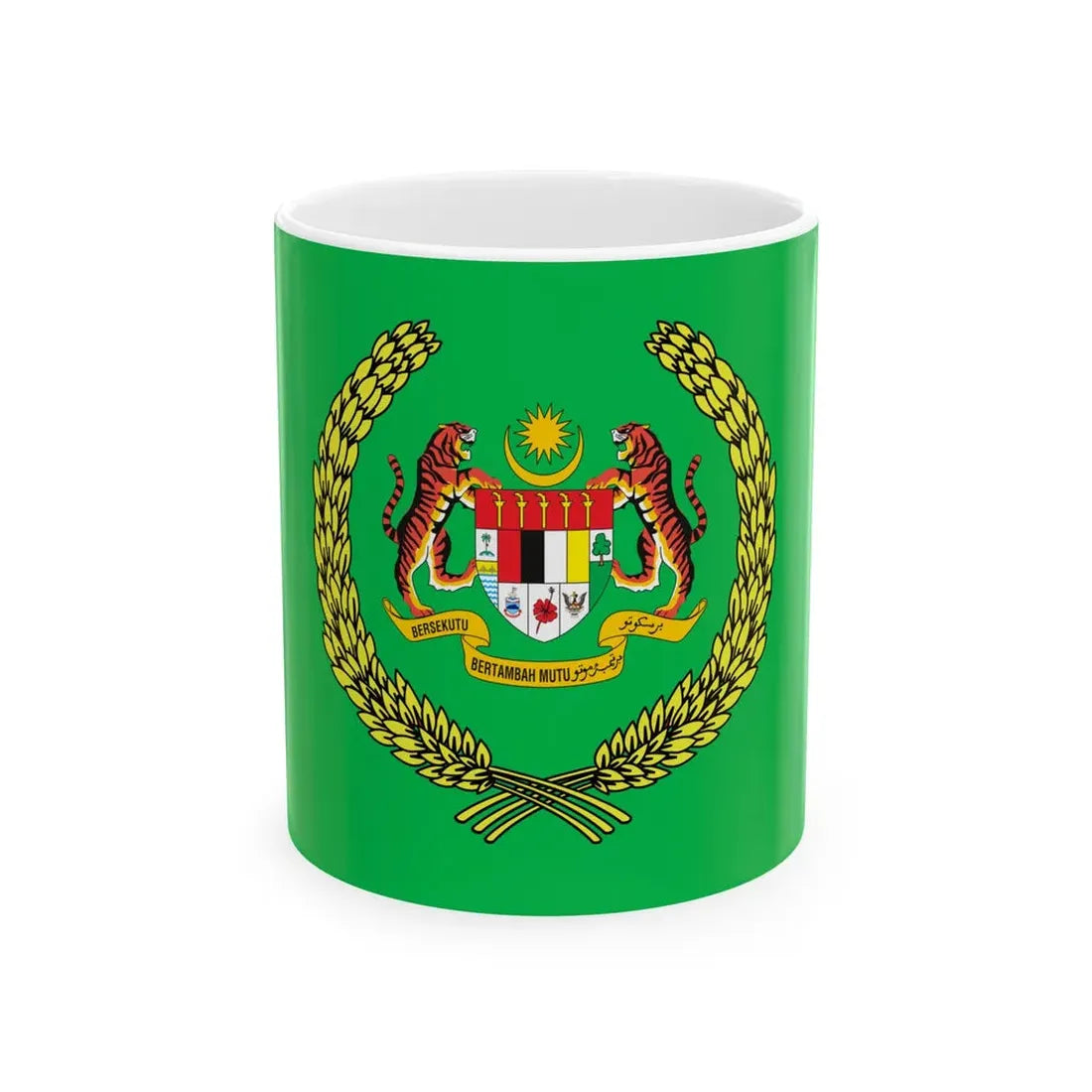 Standard of the Raja Permaisuri Agong 3-2 (Malaysia) White Coffee Mug 11oz - Go Mug Yourself