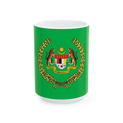Standard of the Raja Permaisuri Agong 3-2 (Malaysia) White Coffee Mug 15oz - Go Mug Yourself