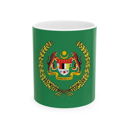 Standard of the Raja Permaisuri Agong (Malaysia) White Coffee Mug 11oz - Go Mug Yourself