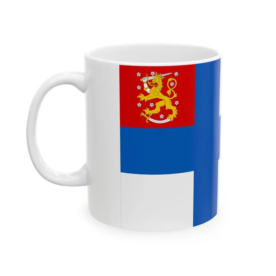 Standard of the Regent of Finland 1918-1919 (Finland) White Coffee Mug - Go Mug Yourself