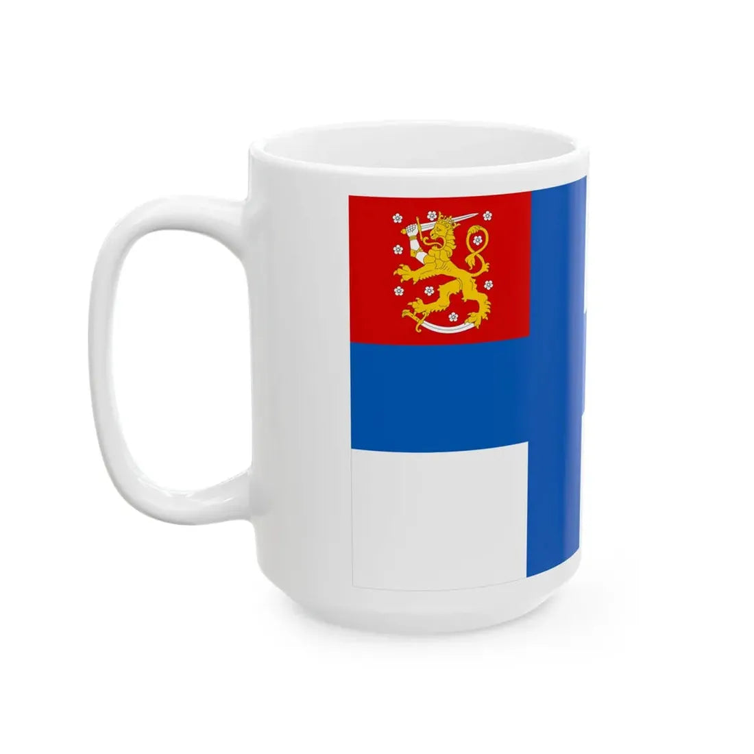 Standard of the Regent of Finland 1918-1919 (Finland) White Coffee Mug - Go Mug Yourself