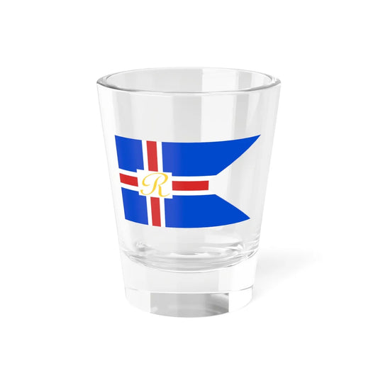 Standard of the Regent of Iceland 1941-1944 (Iceland) Shot Glass 1.5oz 1.5oz - Go Mug Yourself