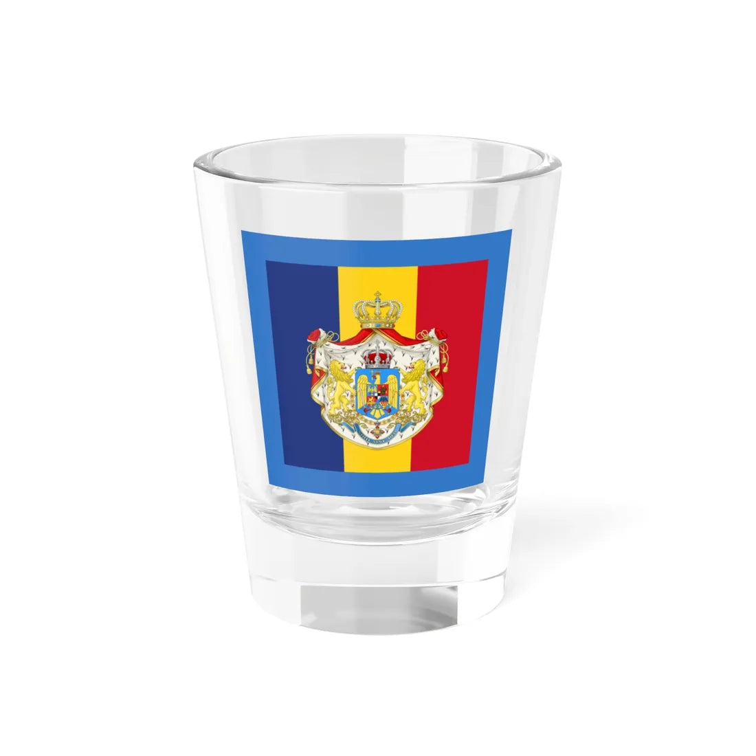 Standard of the Regent of Romania 1927-1930 (Moldova) Shot Glass 1.5oz 1.5oz - Go Mug Yourself