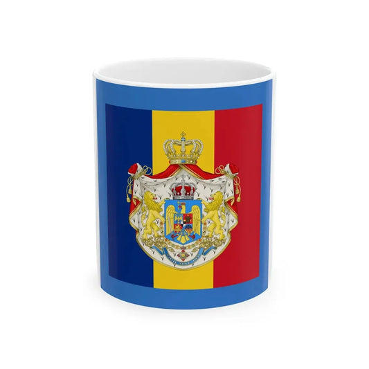 Standard of the Regent of Romania 1927-1930 (Oman) White Coffee Mug 11oz - Go Mug Yourself