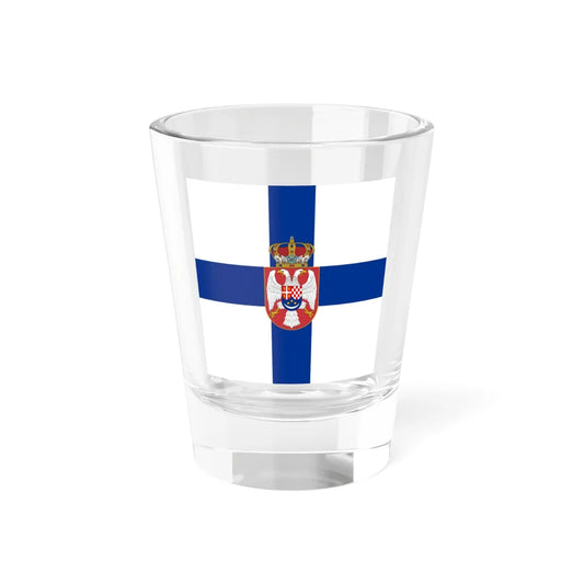 Standard of the Regent of Yugoslavia 1937-1941 (Yugoslavia) Shot Glass 1.5oz 1.5oz - Go Mug Yourself