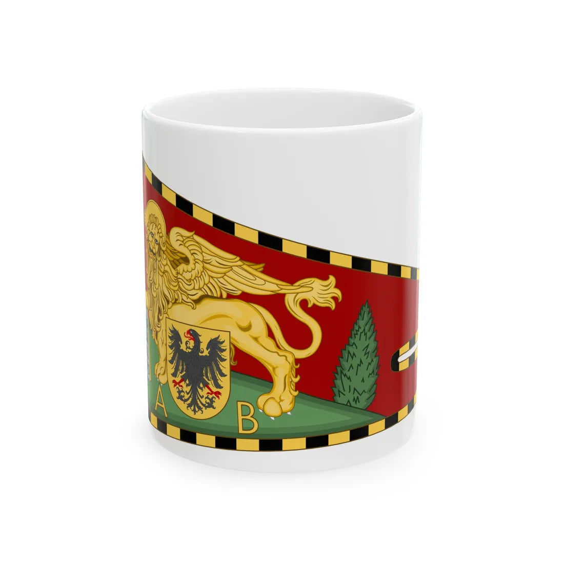 Standard of the Republic of Venice 1648 (Italy) White Coffee Mug 11oz - Go Mug Yourself
