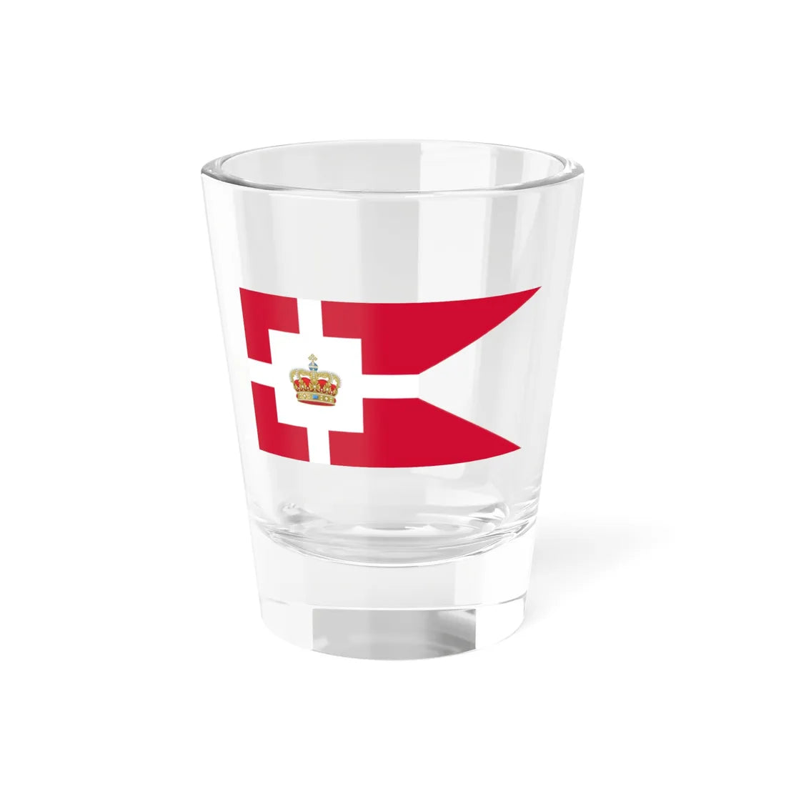 Standard of the Royal House of Denmark (Denmark) Shot Glass 1.5oz 1.5oz - Go Mug Yourself