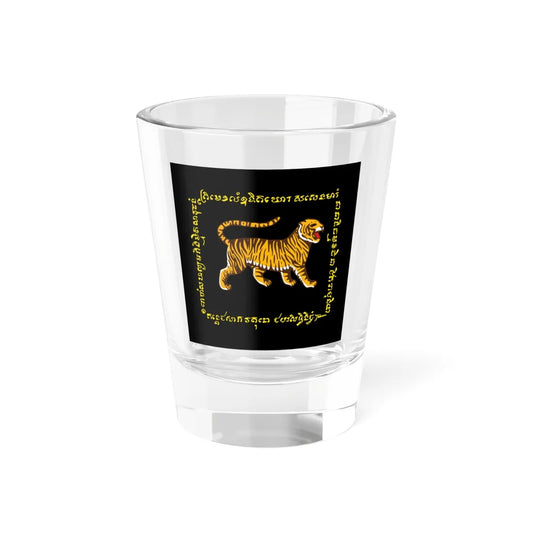 Standard of the Royal Infantry Regiment Wild Tigers Corps (Cambodia) Shot Glass 1.5oz 1.5oz - Go Mug Yourself