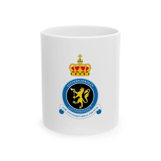 Standard of the Royal Norwegian Air Force Academy 1961-2010 (Norway) White Coffee Mug 11oz - Go Mug Yourself