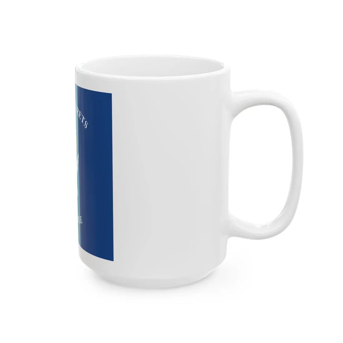 Standard of the Royal Norwegian Air Force Flight School (Norway) White Coffee Mug - Go Mug Yourself
