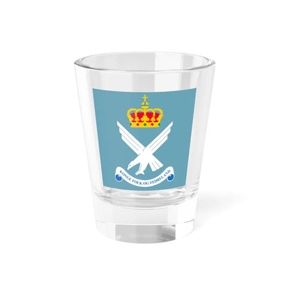 Standard of the Royal Norwegian Air Force (Norway) Shot Glass 1.5oz 1.5oz - Go Mug Yourself