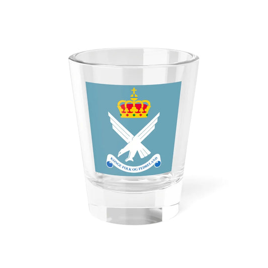 Standard of the Royal Norwegian Air Force (Norway) Shot Glass 1.5oz 1.5oz - Go Mug Yourself