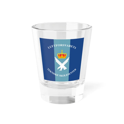 Standard of the Royal Norwegian Air Force School Centre (Norway) Shot Glass 1.5oz 1.5oz - Go Mug Yourself