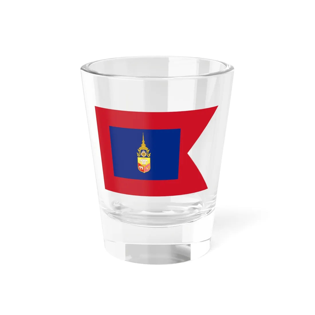 Standard of the Royal Princesses of Siam as printed in the Flag Regulations of Siam R.S. 118 (Thailand) Shot Glass 1.5oz 1.5oz - Go Mug Yourself