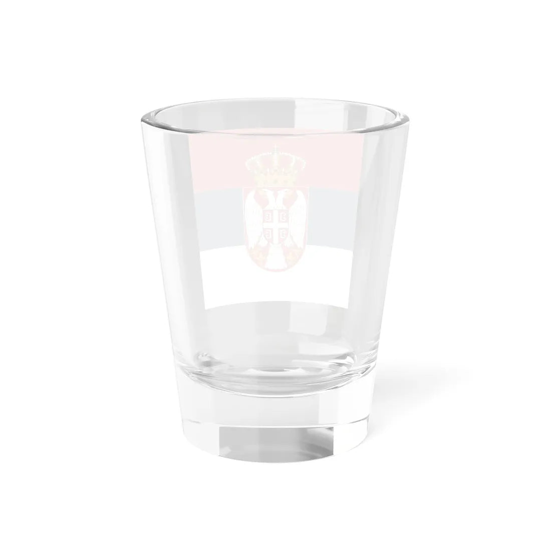 Standard of the Serbian Armed Forces front (Serbia) Shot Glass 1.5oz - Go Mug Yourself