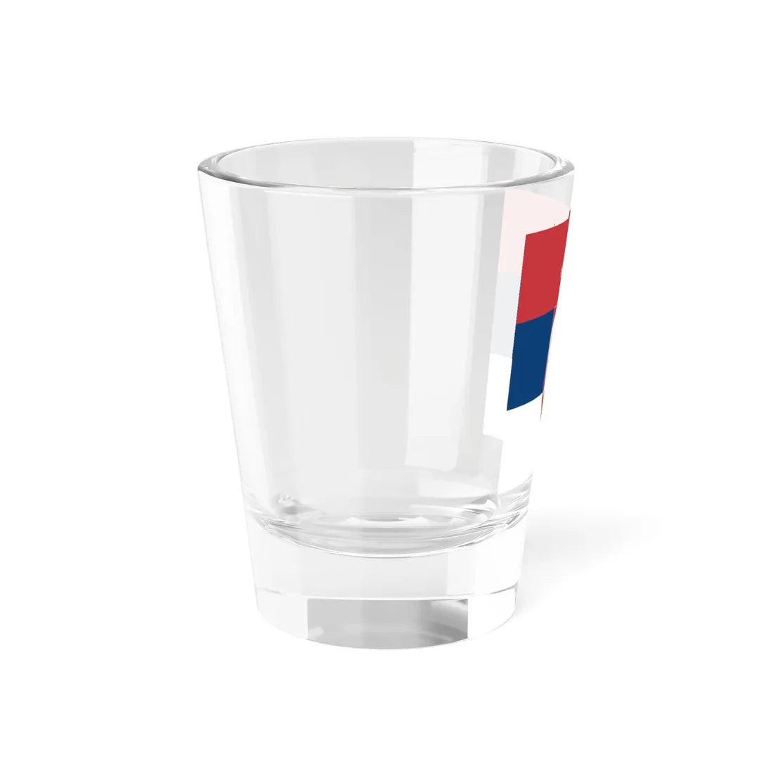 Standard of the Serbian Armed Forces front (Serbia) Shot Glass 1.5oz - Go Mug Yourself