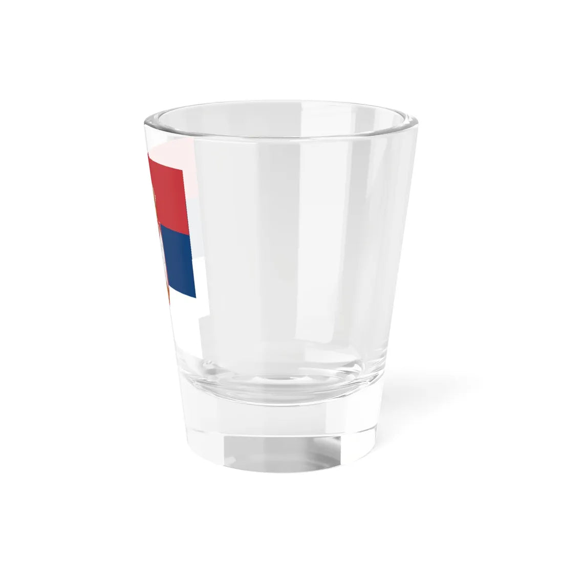 Standard of the Serbian Armed Forces front (Serbia) Shot Glass 1.5oz - Go Mug Yourself