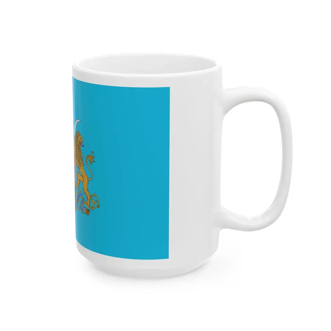 Standard of the Shahanshah of Iran (Iran) White Coffee Mug - Go Mug Yourself