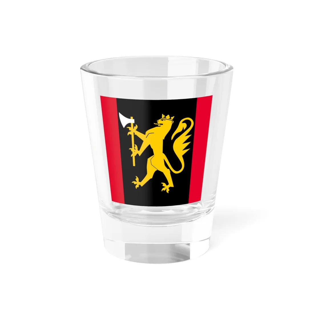 Standard of the Sør-Hålogaland Home Guard District 14 (Norway) Shot Glass 1.5oz 1.5oz - Go Mug Yourself