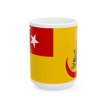 Standard of the Sultan of Selangor (Malaysia) White Coffee Mug 15oz - Go Mug Yourself