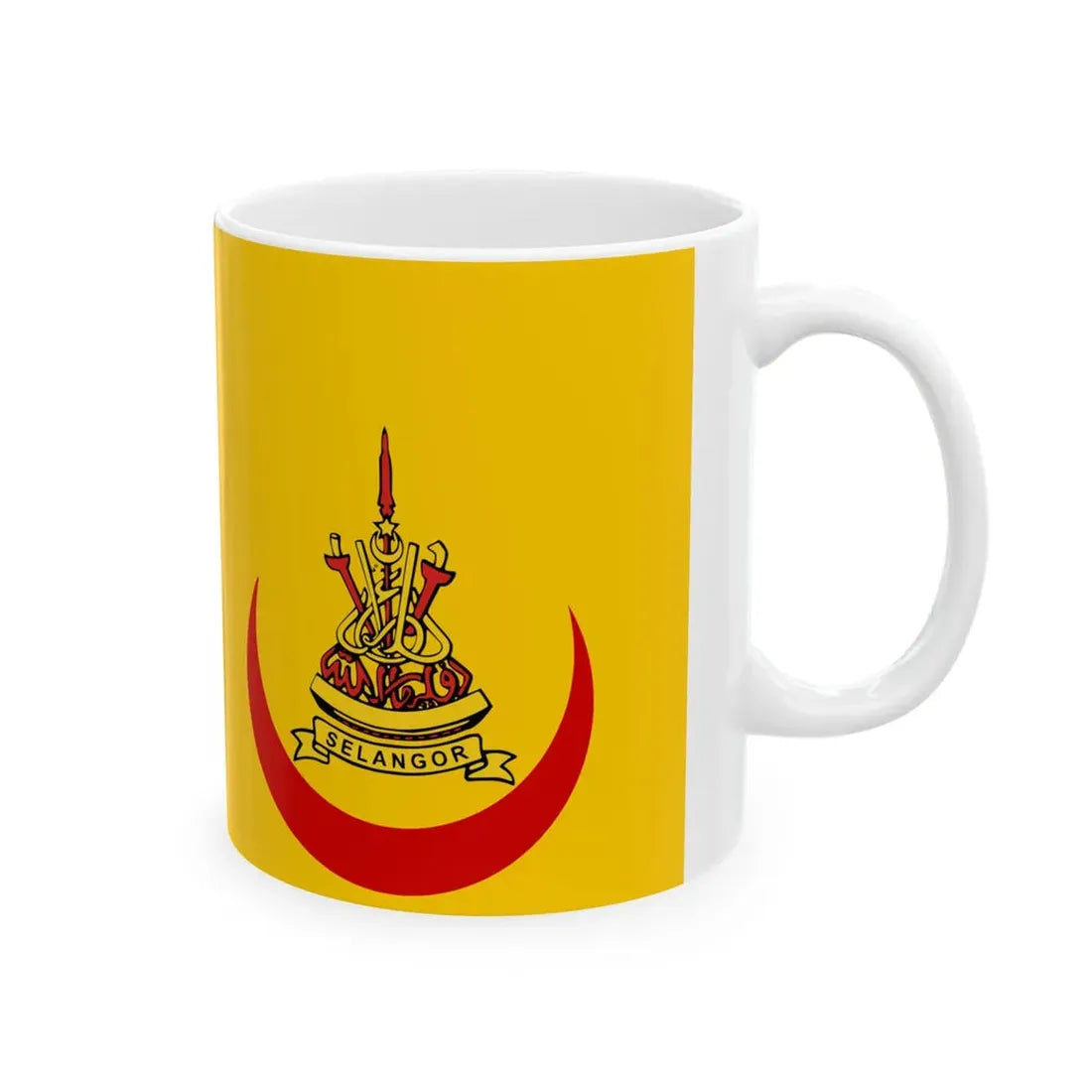 Standard of the Sultan of Selangor (Malaysia) White Coffee Mug - Go Mug Yourself