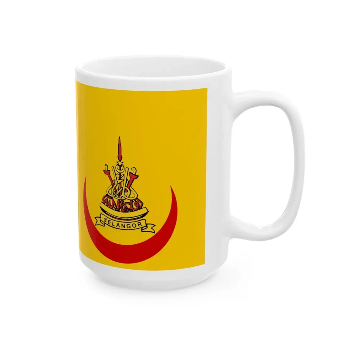 Standard of the Sultan of Selangor (Malaysia) White Coffee Mug - Go Mug Yourself