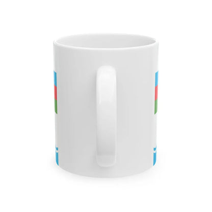 Standard of the Supreme Commander of the Armed Forces of Azerbaijan (Azerbaijan) White Coffee Mug - Go Mug Yourself