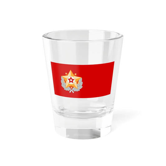 Standard of the Supreme Commander of the Korean Peoples Army (Korea) Shot Glass 1.5oz 1.5oz - Go Mug Yourself